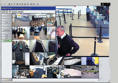 Интерфейс камеры Mobotix в веб-браузере. Поддерживаются все. browser